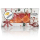 Vegane Fruchtgummis in Rot und Orange in illustrierter Kartonverpackung